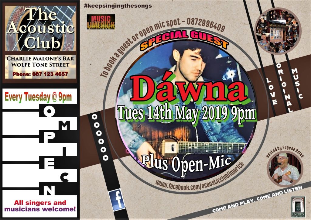 The Acoustic Club Tues 14th May 2019