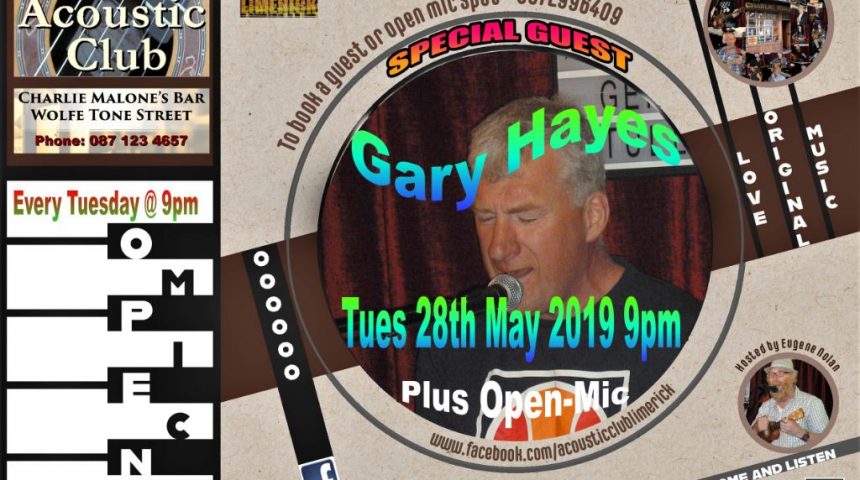 The Acoustic Club Tues 28th May 2019 The Acoustic Club Tues 28th May 2019