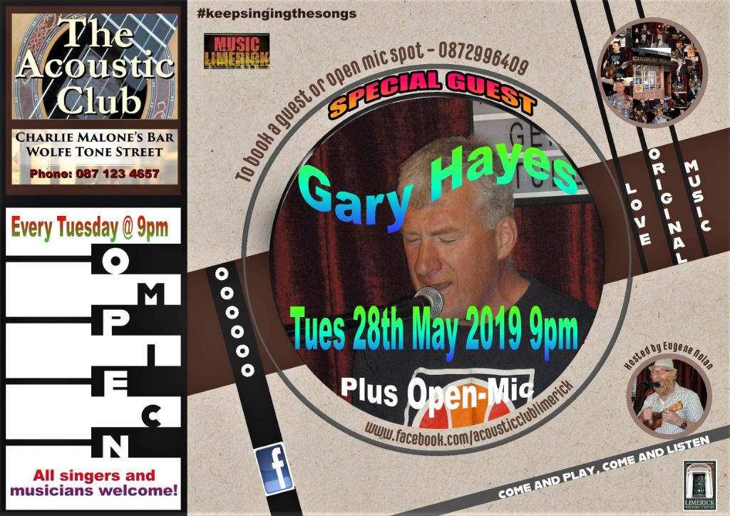 The Acoustic Club Tues 28th May 2019