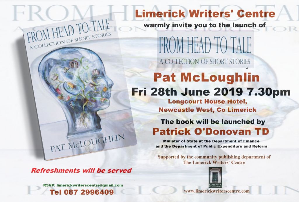 Book Launch: From Head to Tale by Pat McLoughlin