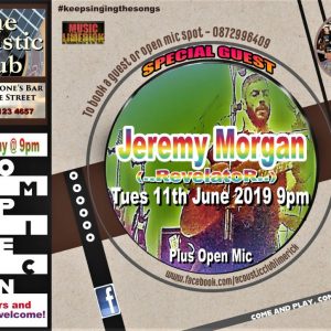 The Acoustic Club Tues 11th June 2019 at Charlie Malone’s , Limerick