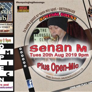 The Acoustic Club Tues 20th Aug 2019