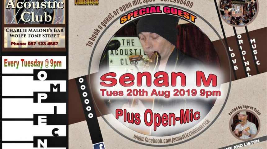 The Acoustic Club Tues 20th Aug 2019 The Acoustic Club Tues 20th Aug 2019