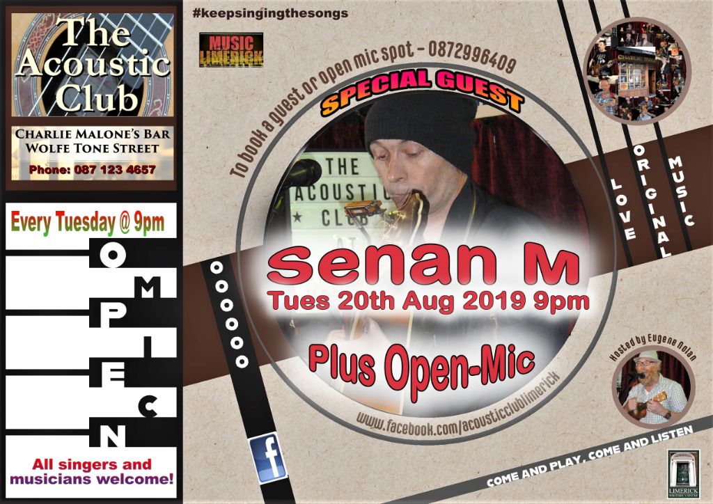 The Acoustic Club Tues 20th Aug 2019