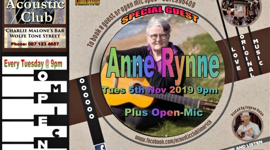The Acoustic Club Tues 5th Nov 2019 9pm