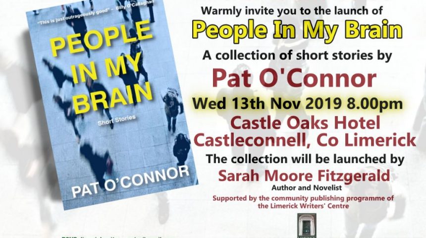 BOOK LAUNCH: People In My Brain by Pat O’Connor
