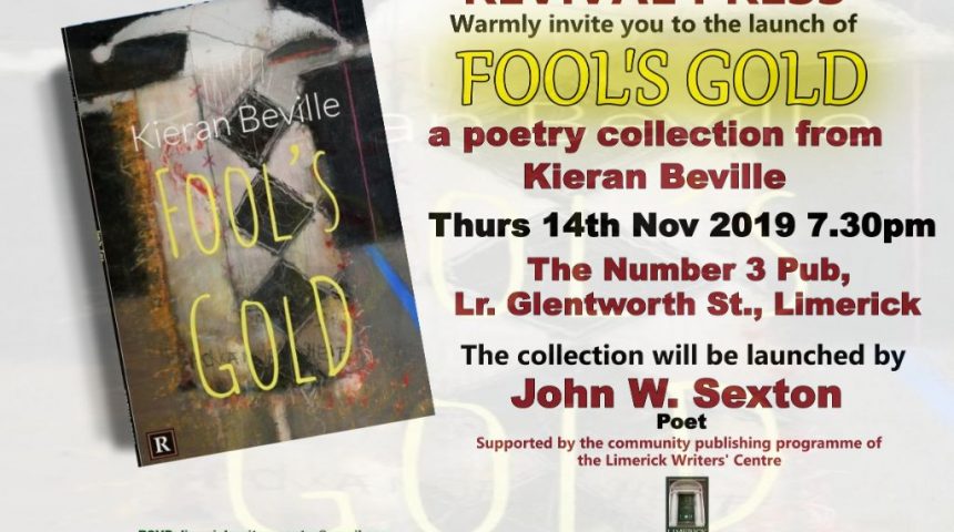 BOOK LAUNCH: Fool’s Gold by Kieran Beville