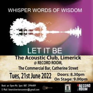 The Acoustic Club Tues 21st June 2022