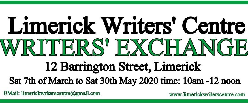 LWC – Writers’ Exchange 7th March to 30th May 2020