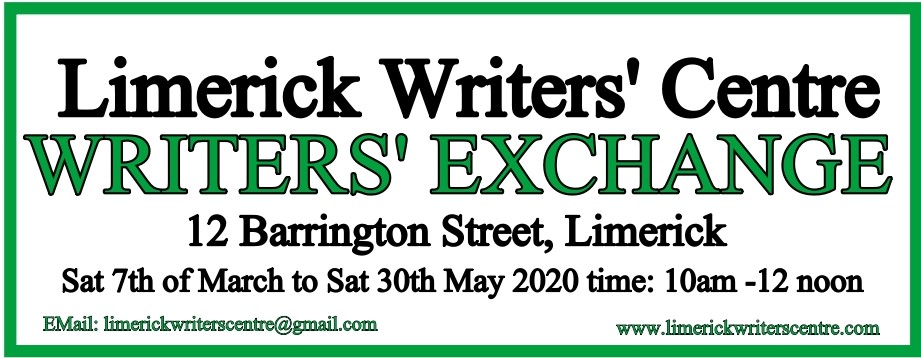 LWC – Writers’ Exchange 7th March to 30th May 2020