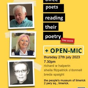 The Poetry Circle presents Three Poets Reading Their Poetry