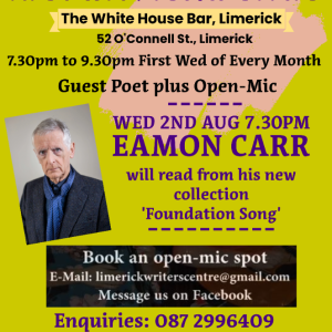 Poetry Rekindled: A Gathering at the Whitehouse Bar this August