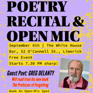 Poetry Reconvenes at White House Bar: September’s Poetry Gathering
