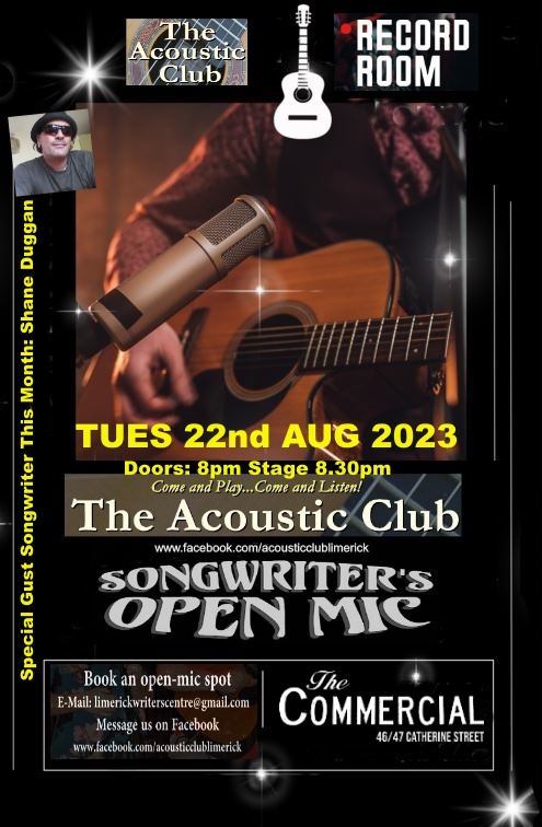 The Acoustic Club Tues 22nd Aug 2023