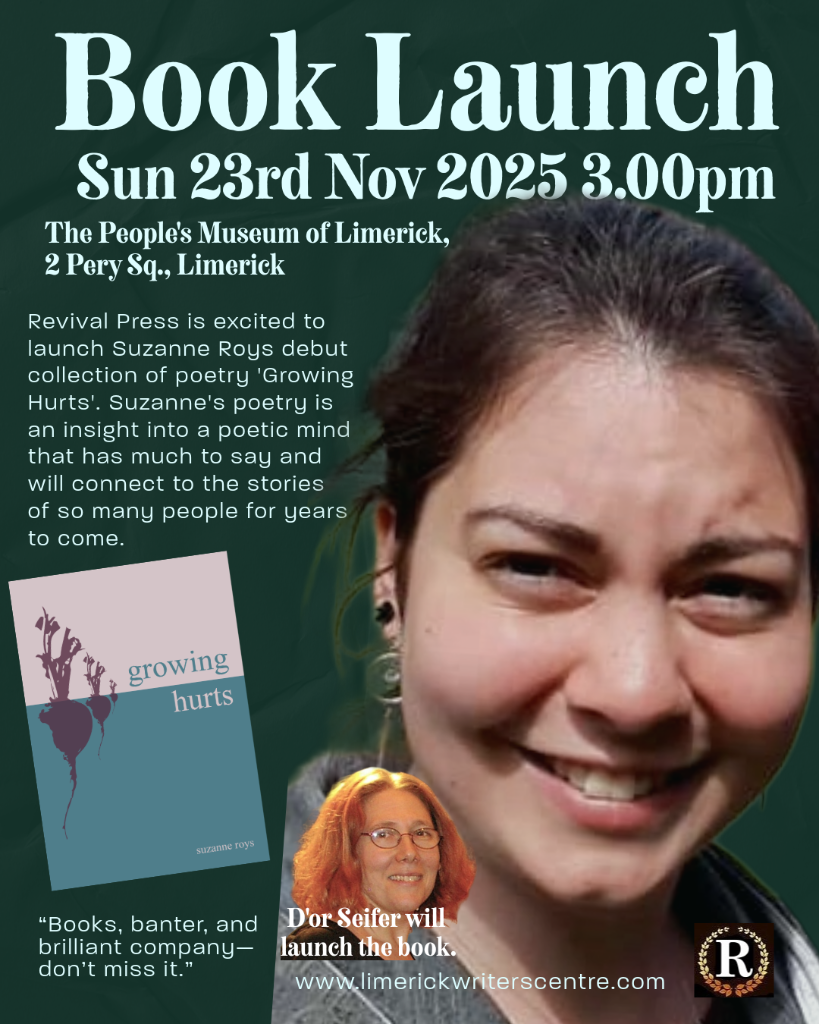 Debut Poetry Collection from Limerick author Suzanne Roys. Debut Poetry Collection from Limerick author Suzanne Roys.