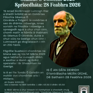 Comórtas Filíochta Séamus Ó Cinnéide 2026