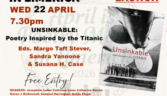 Anthology Launch: Unsinkable – Poems Inspired by the Titanic