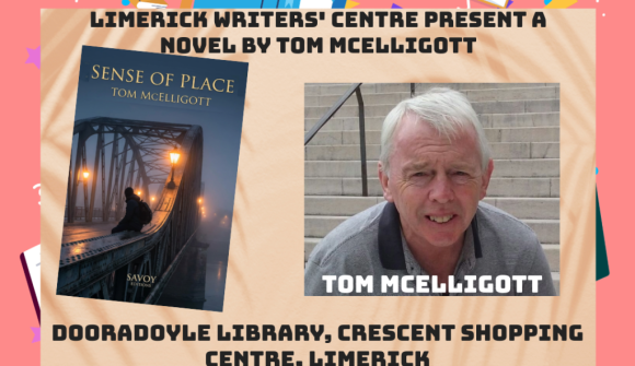 Book Launch: ‘Sense of Place’ by Tom McElligott Thurs 21st May 6.15pm