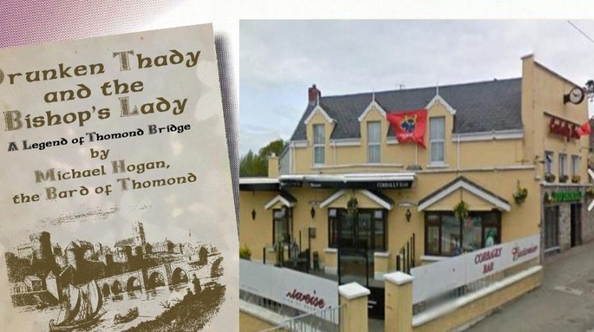 Drunken Thady recitation O’Driscolls Lounge, Corbally. 7.30, October  26th