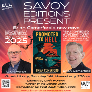 Book Launch: ‘Promoted to Hell’ by Brian Comerford Sat 14th Nov. Kilrush Library 7.30pm